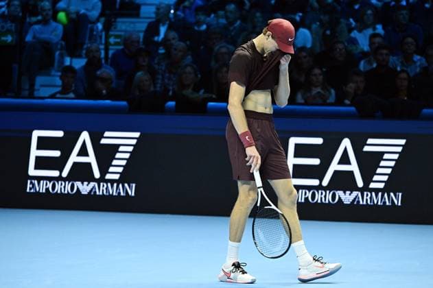 Foto IPP Massimo Rana Torino 15-11-2025 Tennis ATP, Tennis Herren Finals 2025 nella foto jannik sinner Italy Photo Press - World Copyright italy ITALY  Copyright: xR4924_italyphotopressx
