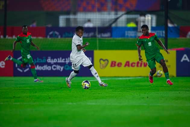 Soccer FIFA U17, U 17 U 17 World Cup Qatar 2025 Germany vs Burkina Faso Wisdom Mike Germany, 11 Copyright: xRedhaxHosnixSegganix
