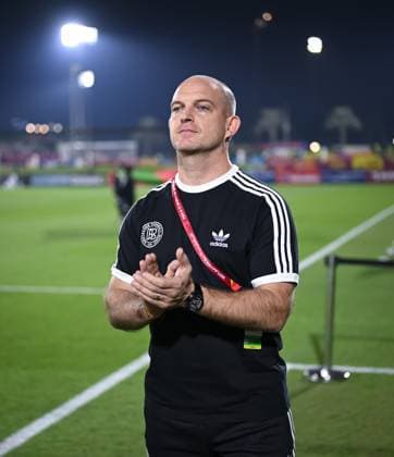 Football, Juniors U 17 World Cup 2025 Doha Qatar Round of 16 15 11 2025 Match 83 Germany Burkina Faso Coach Marc Patrick Meister Germany