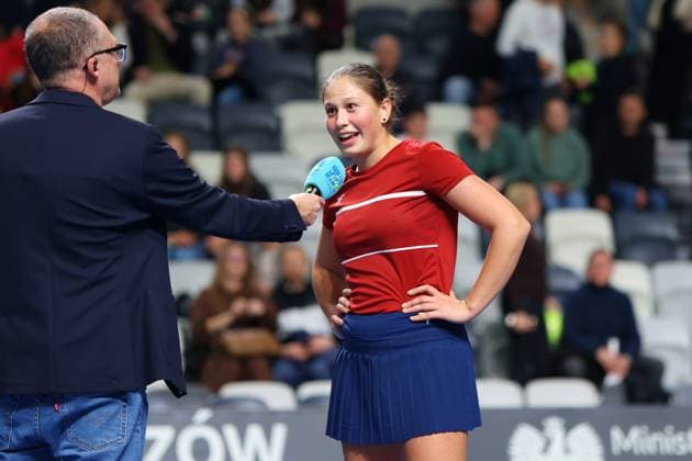 RECORD DATE NOT STATED GORZOW WIELKOPOLSKI 15.11.2025 BILLIE JEAN KING CUP MECZ RUMUNIA - NOWA ZELANDIA --- GAME ROMANIA - NEW ZEALAND NZ Elena Ruxandra Bertea FOT. PIOTR KACZMAREK 400mm.pl NEWSPIX.PL --- newspix.pl 