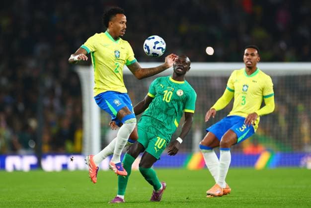 Football, International match, Brazil - Senegal