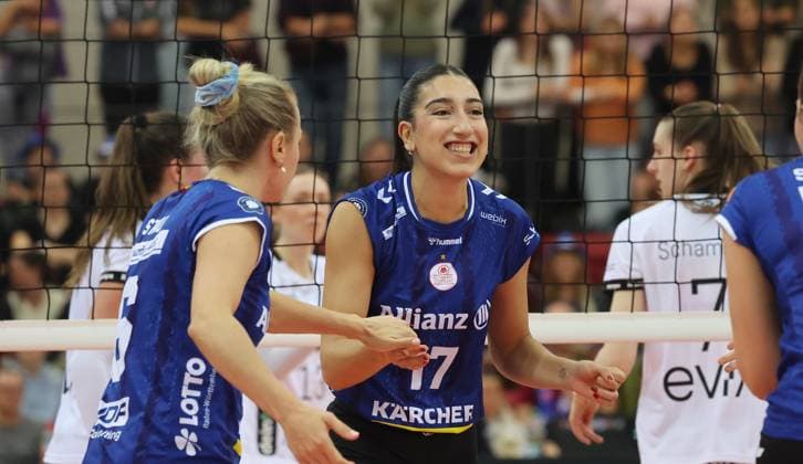Stuttgart , Volleyball Bundesliga Allianz MTV Stuttgart vs Binder Blaubären Flacht , Julia de Paula Stgt