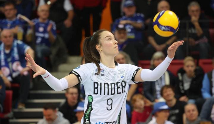 Stuttgart , Volleyball Bundesliga Allianz MTV Stuttgart vs Binder Blaubären Flacht , Sara Marjanovic Flacht