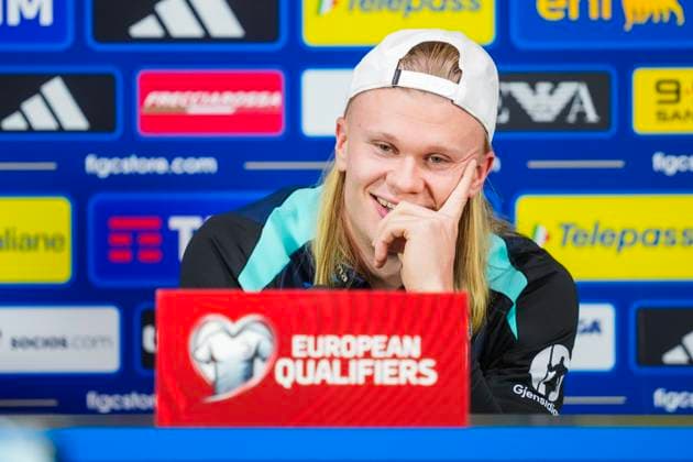 Football, World Cup qualifiers, Norway national team, Press conference