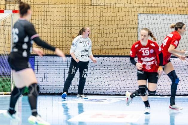 15 11 2025, GER, Handball, Women, Season 2025 2026, Alsco 1 Bl, 8 Matchday, Thueringer HC TuS Metzingen Laura Kuske Thueringer HC,11 99947 Bad Langensalza Salza Halle Sporthalle Mehrz Thüringen Germany