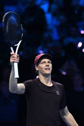 2025 Nitto ATP, Tennis Herren Finals - Torino Jannik Sinner (ITA) during his semi final match at the 2025 Nitto ATP Finals in Torino, ITALY, on November 15, 2025. Photo by Corinne Dubreuil ABACAPRESS.COM Torino Italy  Copyright: xDubreuilxCorinne ABACAx