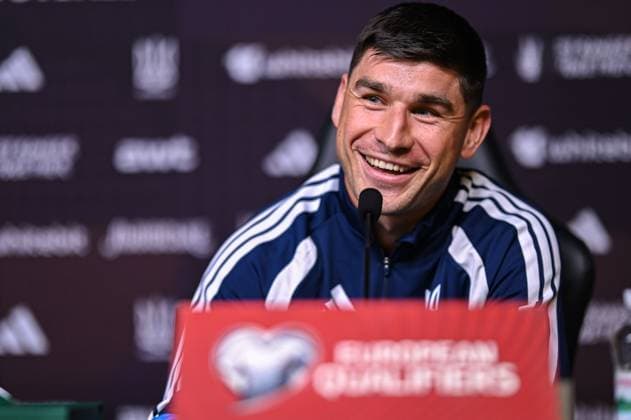 Football, World Cup qualifiers, Ukraine national team, Press conference