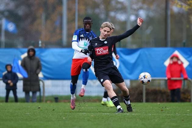 Football, Test match, U19, Hamburger SV - Esbjerg FB