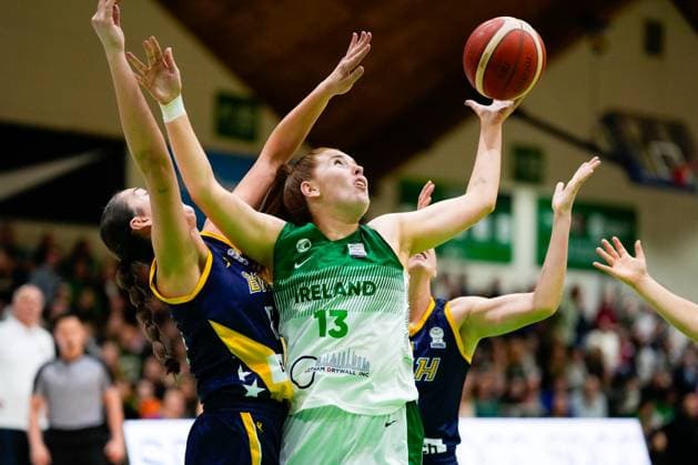 FIBA Women s EuroBasket 2027 Qualifiers Round 1, National Basketball Arena, Dublin 15 11 2025 Ireland vs Bosnia & Herzegovina Claire Melia of Ireland in action Claire Melia in action 15 11 2025  Copyright: x INPHO JamesxLawlorx _DSC5076