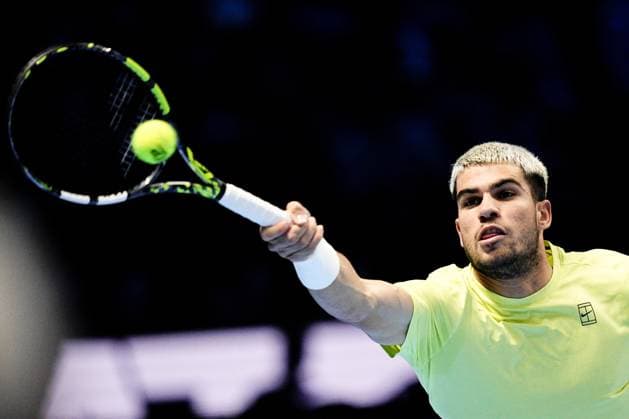 Tennis, ATP Finals in Turin, semi-final, Alcaraz - Auger-Aliassime