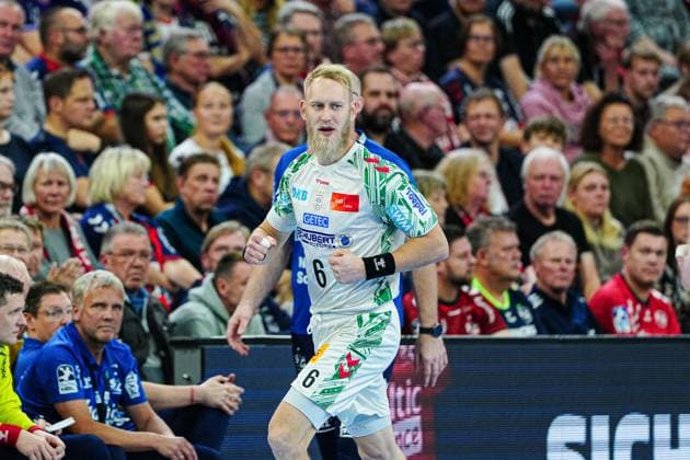Matthias Musche SC Magdeburg, 06 GER, SG Flensburg Handewitt vs SC Magdeburg, Handball, Bundesliga, Matchday 12, Season 2026 2026, 15 11 2025 GER, SG Flensburg Handewitt vs SC Magdeburg, Handball, Bundesliga, Matchday 12, Season 2026 2026, 15 11 2025 Flensburg Copyright: xEibner-Pressefoto MarcelxvonxFehrnx EP_MFN