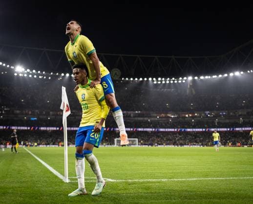 Brazil x Senegal Estevao in action during game against Senegal at Emirates stadium in London, UK, today November 15, 2024. Copyright: xx 5H5A3535