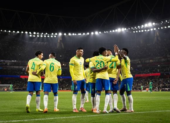 Brazil x Senegal Brasil in action during game against Senegal at Emirates stadium in London, UK, today November 15, 2024. Copyright: xx 5H5A3577
