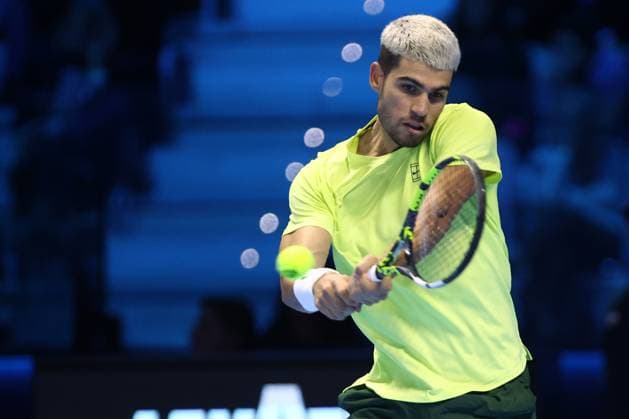 Carlos Alcaraz (Spain) , Day 7, Nitto ATP, Tennis Herren Finals 2025, INALPI Arena, November 15, 2025, Turin, Italy.