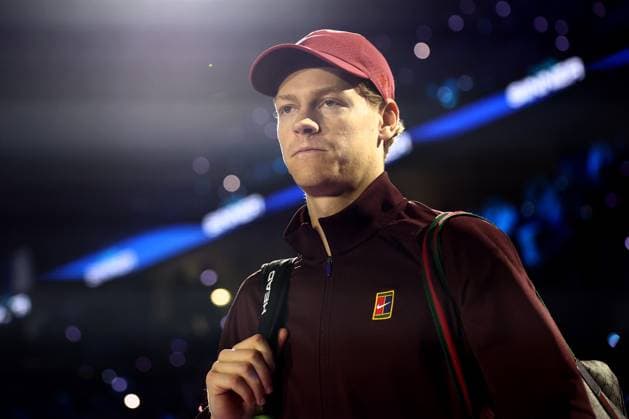 Jannik Sinner vs Alex De Minaur Jannik Sinner of Italy looks on during the semi-final singles match between Jannik Sinner of Italy and Alex De Minaur of Australia on Day seven of the Nitto ATP, Tennis Herren World Tour Finals. Torino Inalpi Arena Italy Copyright: xMarcoxCanonierox