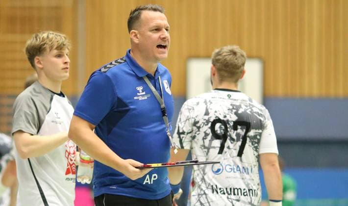 Handball, Season 2025 2026, 3 League, Season North East, HG Hamburg Barmbek SV 04 Plauen Oberlosa Co Coach Andre Peter HG Barmbek Hamburg