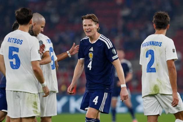 Greece v Scotland 2026 FIFA World Cup, WM, Weltmeisterschaft, Fussball Qualifiers Scott McTominay of Scotland during the 2026 FIFA World Cup Qualifiers Group C match at Karaiskakis Stadium, Piraeus UK Newspapers OUT Copyright: xYannisxHalasx FIL-22494-0073