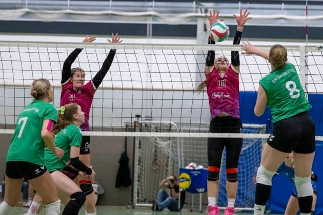 Volleyball, Women, 3rd League North, USV Halle Hurricanes - Grün-Weiß Eimsbüttel