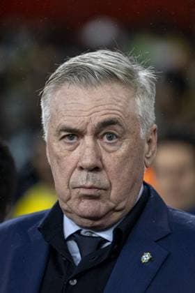 Carlo Ancelotti Brazil Head Coach looks on during the International Friendly, Länderspiel, Nationalmannschaft match between Brazil vs Senegal at Emirates Stadium on November 15th,2025 (Photo by Joao Bravo Sports Press Photo) Copyright: xJoaoxBravox Sportspressphoto_SPR62267