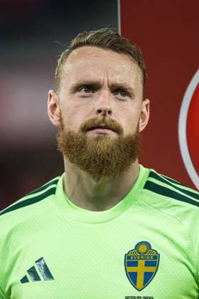 251115 Goalkeeper Viktor Johansson of Sweden ahead of the FIFA World Cup, WM, Weltmeisterschaft, Fussball Qualifier football match between Switzerland and Sweden on November 15, 2025 in Geneva. Photo: Joel Marklund BILDBYRAN kod JM JM0751 bbeng fotboll football soccer fotball vm-kval fifa world cup qualifier schweiz switzerland sverige sverige a sweden *** 251115 Goalkeeper Viktor Johansson of Sweden ahead of the FIFA World Cup Qualifier football match between Switzerland and Sweden on November 15, 2025 in Geneva Photo Joel Marklund BILDBYRAN code JM JM0751 bbeng fotboll football soccer fotball vm kval fifa world cup qualifier schweiz switzerland sverige sverige a sweden  Copyright: JOELxMARKLUND BB251115JM203