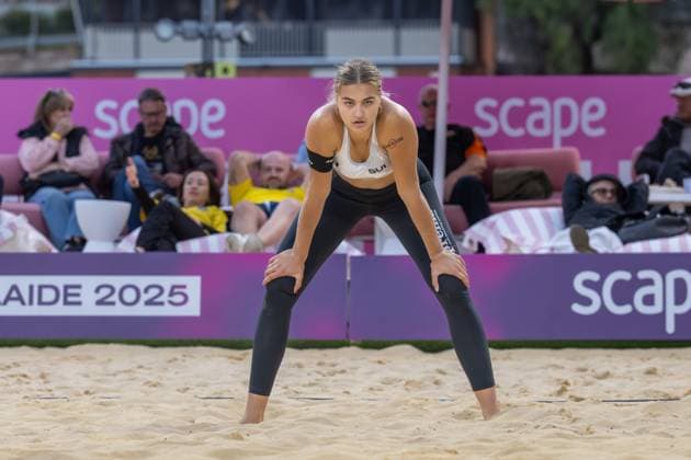 Beach Volleyball World Championships Adelaide, Australia 15 11 2025 ADELAIDE, AUSTRALIA NOVEMBER 15 Annique Niderhauser Player 1, SUI during the Beach Volleyball World Championships at Adelaide on November 15, 2025 in Adelaide, Australia Copyright: xBEAUTIFULxSPORTS PeterxWeberx