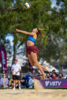 Beach Volleyball World Championships Adelaide, Australia 15 11 2025 ADELAIDE, AUSTRALIA NOVEMBER 15 Clémence Vieira Player 1, FRA during the Beach Volleyball World Championships at Adelaide on November 15, 2025 in Adelaide, Australia Copyright: xBEAUTIFULxSPORTS PeterxWeberx