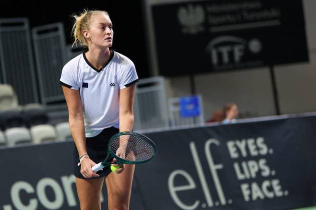 RECORD DATE NOT STATED GORZOW WIELKOPOLSKI 15.11.2025 BILLIE JEAN KING CUP MECZ RUMUNIA - NOWA ZELANDIA --- GAME ROMANIA - NEW ZEALAND NZ Erin Routliffe FOT. PIOTR KACZMAREK 400mm.pl NEWSPIX.PL --- newspix.pl 