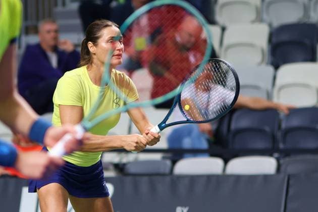 RECORD DATE NOT STATED GORZOW WIELKOPOLSKI 15.11.2025 BILLIE JEAN KING CUP MECZ RUMUNIA - NOWA ZELANDIA --- GAME ROMANIA - NEW ZEALAND NZ Monica Niculescu FOT. PIOTR KACZMAREK 400mm.pl NEWSPIX.PL --- newspix.pl 