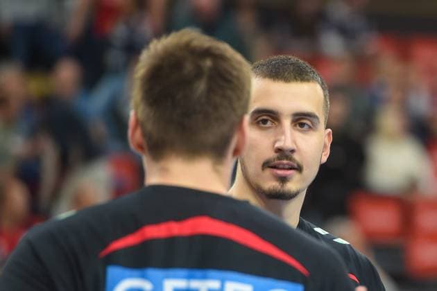 Handball I Men I Season 2025 2026 I Bundesliga I 12 Matchday I SG Flensburg Handewitt SC Magdeburg I 15 11 2025 Matej Mandic 12, SC Magdeburg Copyright: xLobeca JanxKirschnerx