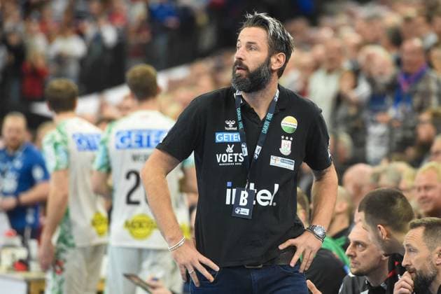 Handball I Men I Season 2025 2026 I Bundesliga I 12 Matchday I SG Flensburg Handewitt SC Magdeburg I 15 11 2025 Bennet Wiegert Coach, SC Magdeburg Copyright: xLobeca JanxKirschnerx