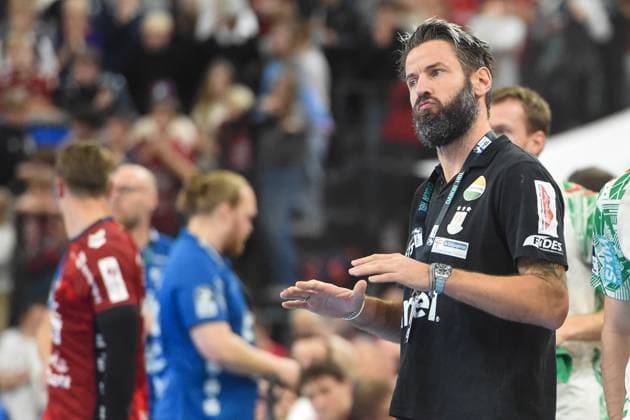 Handball I Men I Season 2025 2026 I Bundesliga I 12 Matchday I SG Flensburg Handewitt SC Magdeburg I 15 11 2025 Bennet Wiegert Coach, SC Magdeburg Copyright: xLobeca JanxKirschnerx