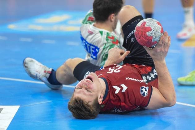Handball I Men I Season 2025 2026 I Bundesliga I 12 Matchday I SG Flensburg Handewitt SC Magdeburg I 15 11 2025 Lukas Jörgensen 25, SG Flensburg Handewitt Copyright: xLobeca JanxKirschnerx