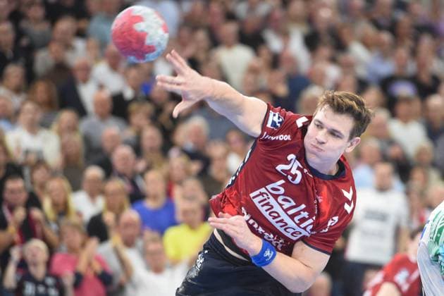 Handball I Men I Season 2025 2026 I Bundesliga I 12 Matchday I SG Flensburg Handewitt SC Magdeburg I 15 11 2025 Lukas Jörgensen 25, SG Flensburg Handewitt Copyright: xLobeca JanxKirschnerx