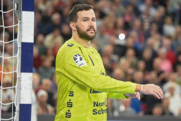 Handball I Men I Season 2025 2026 I Bundesliga I 12 Matchday I SG Flensburg Handewitt SC Magdeburg I 15 11 2025 Benjamin Buric 1, SG Flensburg Handewitt Copyright: xLobeca JanxKirschnerx