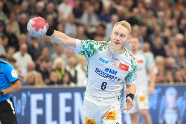 Handball I Men I Season 2025 2026 I Bundesliga I 12 Matchday I SG Flensburg Handewitt SC Magdeburg I 15 11 2025 Matthias Musche 6, SC Magdeburg Copyright: xLobeca JanxKirschnerx