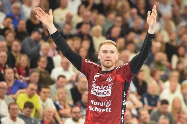 Handball I Men I Season 2025 2026 I Bundesliga I 12 Matchday I SG Flensburg Handewitt SC Magdeburg I 15 11 2025 Simon Pytlick 2, SG Flensburg Handewitt Copyright: xLobeca JanxKirschnerx