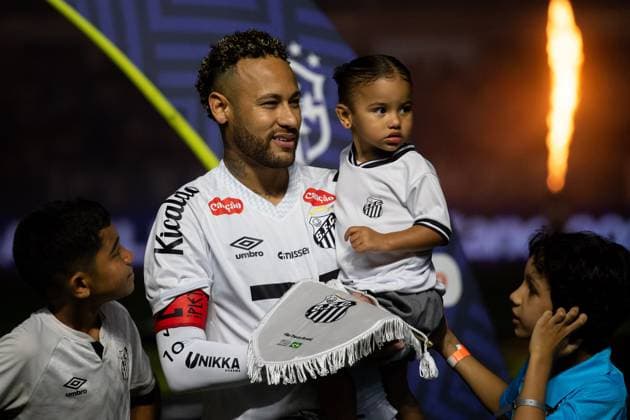 Santos X Palmeiras SANTOS, SP - 15.11.2025: SANTOS X PALMEIRAS - Neymar during the match between Santos and Palmeiras, held on Saturday night (15) and valid for the 13th round of the Brasileirao, at the Urbano Caldeira Stadium, Vila Belmiro, in Santos, SP. (Photo: Rodilei Morais Fotoarena) x2843420x  RodileixMorais