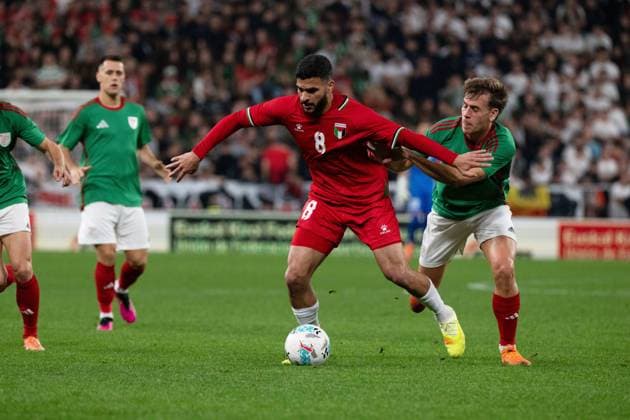 November 15, 2025, Bilbao, Basque Country, Spain: Hamed HAMDAM of Palestine during the friendly football match between Basque Country and Palestine at San Mames Stadium. Bilbao Spain - ZUMAd308 20251115_zsp_d308_056 Copyright: xJuanxCarlosxLucasx