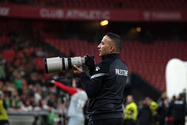 November 15, 2025, Bilbao, Basque Country, Spain: A view of the friendly football match between Basque Country and Palestine at San Mames Stadium. Bilbao Spain - ZUMAd308 20251115_zsp_d308_015 Copyright: xJuanxCarlosxLucasx
