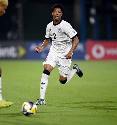 Football, Juniors U 17 World Cup 2025 Doha Qatar Round of 16 15 11 2025 Match 83 Germany Burkina Faso Nebe Sirak Domnic Germany