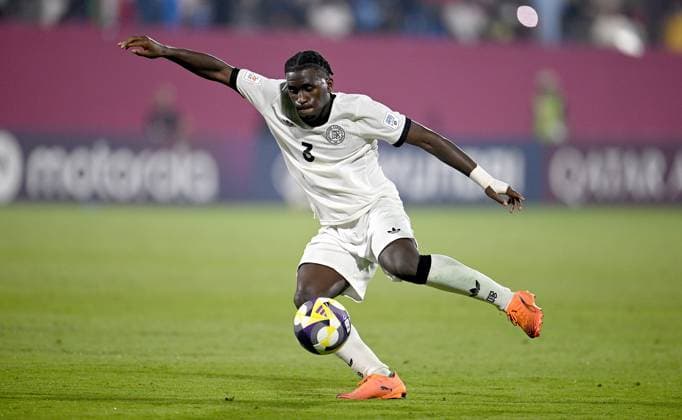 Football, Junior U 17 World Cup 2025 Doha Qatar Round of 16 15 11 2025 Match 83 Germany Burkina Faso Osman Mohamed Turay Germany