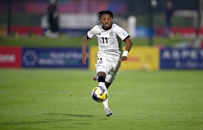 Football, Junior U 17 World Cup 2025 Doha Qatar Round of 16 15 11 2025 Match 83 Germany Burkina Faso Wisdom Mike Germany
