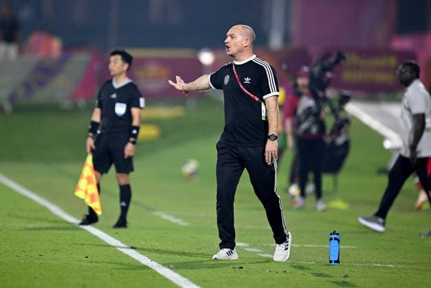 Football, Juniors U 17 World Cup 2025 Doha Qatar Round of 16 15 11 2025 Match 83 Germany Burkina Faso Coach Marc Patrick Meister Germany