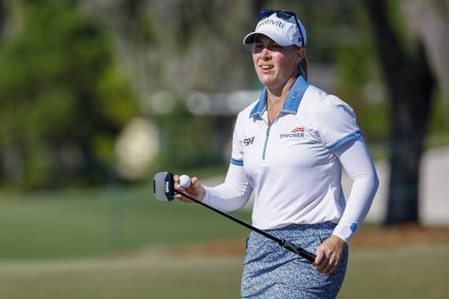 November 15, 2025, Belleair, Florida, USA: Jennifer Kupcho on the 10th green round three of the Annika LPGA, Golf Damen tournament on Saturday, Nov. 15, 2025 in Belleair. Belleair USA - ZUMAs70_ 20251115_zan_s70_022 Copyright: xLuisxSantanax Belleair USA - ZUMA0840 20251115_zan_s70_022 Copyright: xIMAGO LuisxSantanax