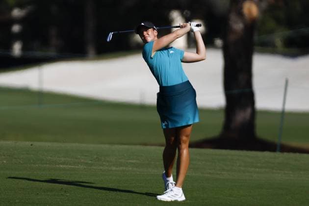 November 15, 2025, Belleair, Florida, USA: Linn Grant plays a shot on the 11th hole during round three of the Annika LPGA, Golf Damen tournament on Saturday, Nov. 15, 2025 in Belleair. Belleair USA - ZUMAs70_ 20251115_zan_s70_028 Copyright: xLuisxSantanax Belleair USA - ZUMA0840 20251115_zan_s70_028 Copyright: xIMAGO LuisxSantanax