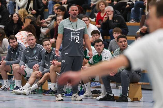 Handball OL Hessen HSG Goldstein Schwanheim HSG Linden 15 11 25, Coach Moritz Adler Goldstein ,