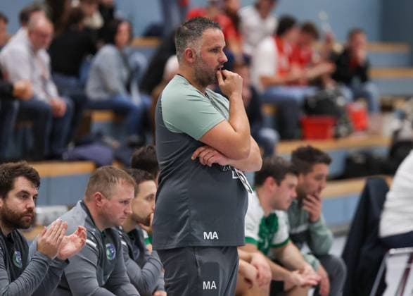 Handball OL Hessen HSG Goldstein Schwanheim HSG Linden 15 11 25, Coach Moritz Adler Goldstein ,