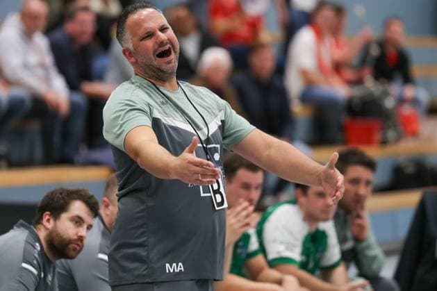 Handball OL Hessen HSG Goldstein Schwanheim HSG Linden 15 11 25, Coach Moritz Adler Goldstein ,