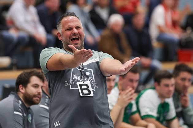 Handball OL Hessen HSG Goldstein Schwanheim HSG Linden 15 11 25, Coach Moritz Adler Goldstein ,