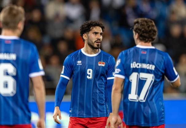 15 11 2025, Rheinpark Stadion, Vaduz, LIE, FIFA World Cup 2026 qualifier, Liechtenstein vs Wales, Group J, pictured Ferhat Saglam Liechtenstein Ferhat Saglam Liechtenstein during the FIFA World Cup 2026 qualifier group J match between Liechtenstein and Wales at the Rheinpark Stadion in Vaduz, Liechtenstein on 2025 11 15 Expa Vaduz  EP_rin